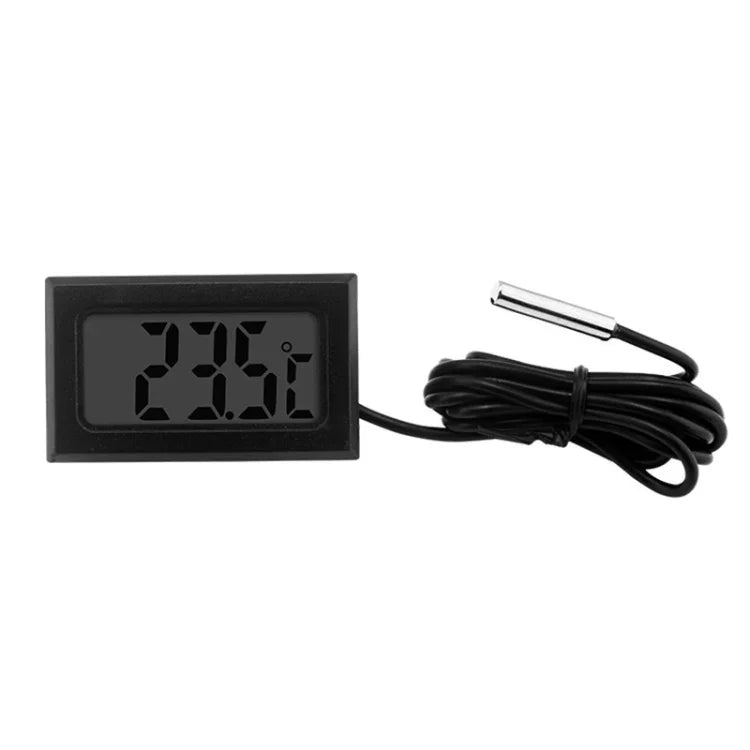 Termómetro Digital para Aquário com Sonda à Prova de Água Termómetro Electrónico de Medição, Comprimento do Cabo: 5m (Preto), 1m (Preto), 1m (Branco), 2m (Preto), 2m (Branco), 5m (Preto)