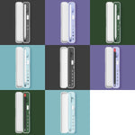 Caixa de Armazenamento Protetora de Silicone para Stylus Para Apple Pencil 1 / 2, Especificações:, 8mm (Preto Grafite), 8mm (Roxo Cravo), 8mm (Verde Noite Escura), 8mm (Azul Glaciar), 10mm (Preto Grafite), 10mm (Roxo Cravo), 10mm (Verde Noite Escura)