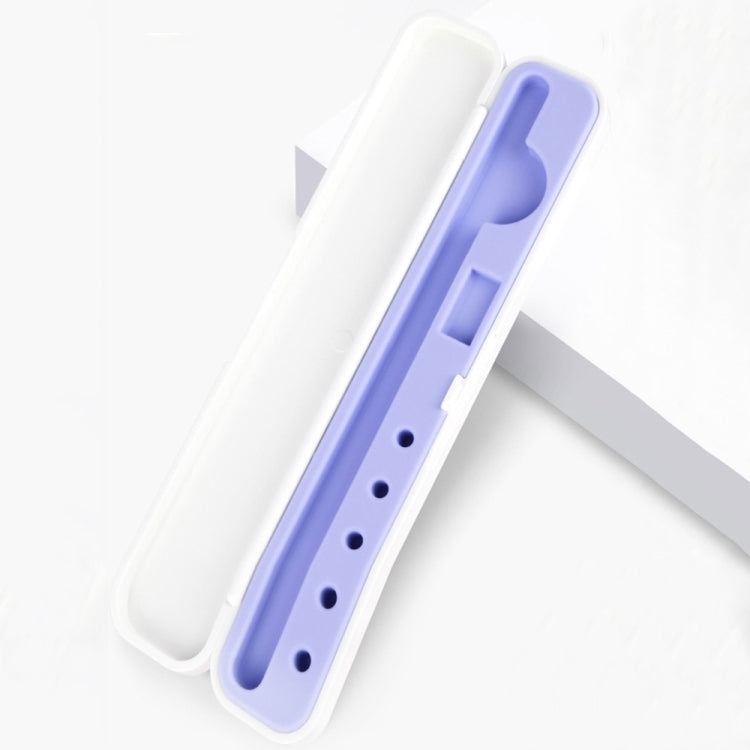Caixa de Armazenamento Protetora de Silicone para Stylus Para Apple Pencil 1 / 2, Especificações:, 8mm (Preto Grafite), 8mm (Roxo Cravo), 8mm (Verde Noite Escura), 8mm (Azul Glaciar), 10mm (Preto Grafite), 10mm (Roxo Cravo), 10mm (Verde Noite Escura)