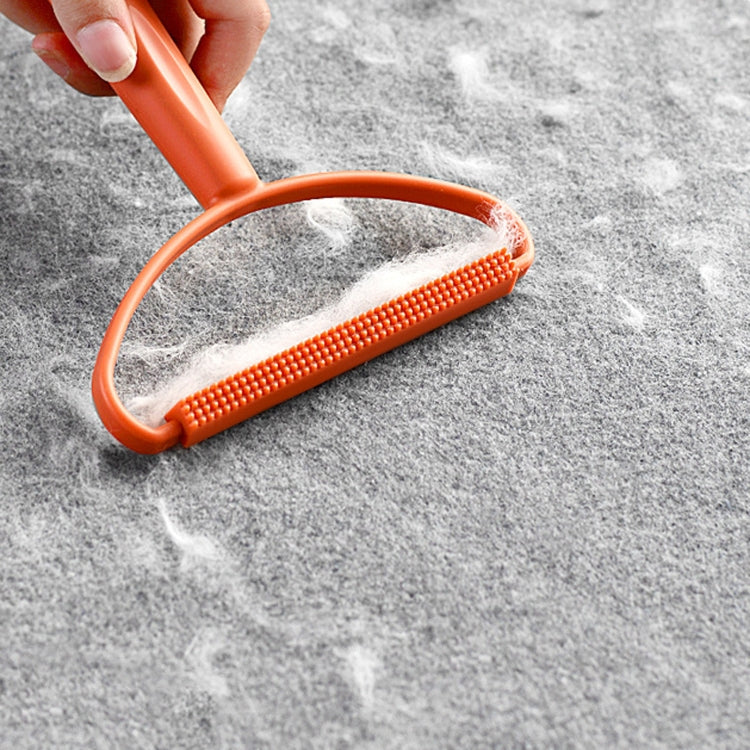 Escova Removedora de Bolas de Cabelo, Depilador Manual para Casacos de Lã e Roupas de Inverno, Escova para Remover Pêlos, Azul, Laranja