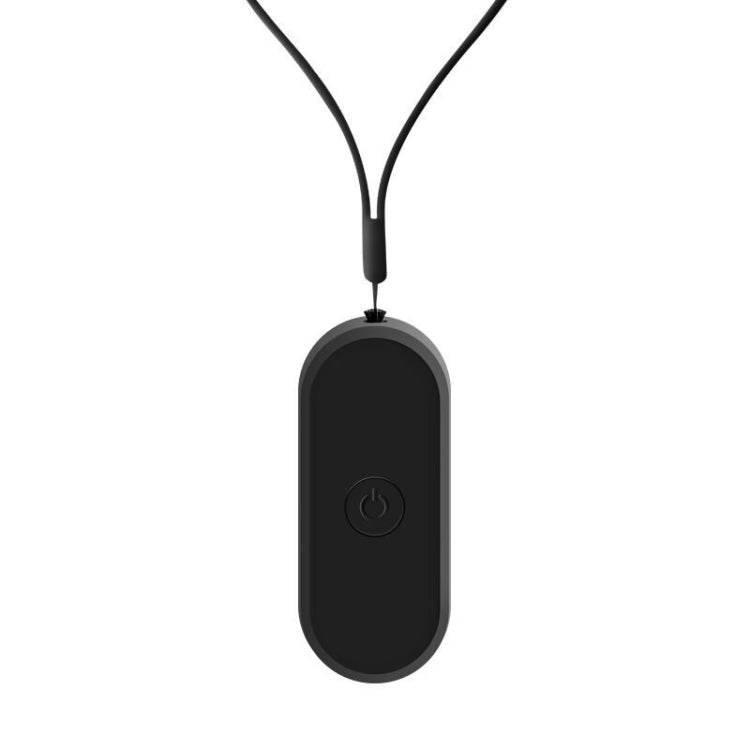 Colar purificador de ar com íons negativos pendente EP206, preto, branco
