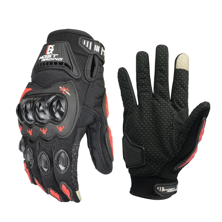 GHOST RACING GR-ST04 Luvas para motocicleta, anticaída, dedos completos, luvas para condução com ecrã tátil, L, XXL, M, XL