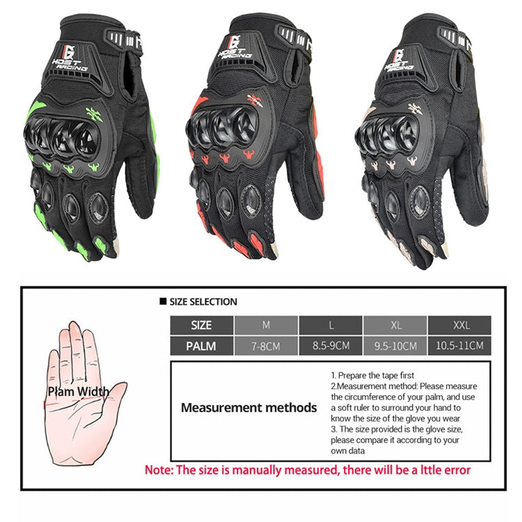 GHOST RACING GR-ST04 Luvas para motocicleta, anticaída, dedos completos, luvas para condução com ecrã tátil, L, XXL, M, XL