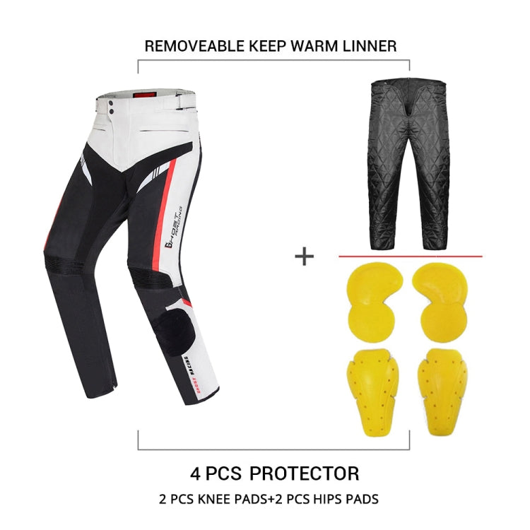 GHOST RACING GR-K06 Motorcycle Riding Trousers Racing Motorcycle Anti-Fall Windproof Keep Warm Pants, M, L, XL, XXL, XXXL, XXXXL