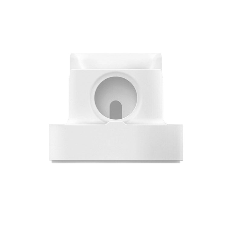 Suporte de Carregamento 2 em 1 para Smartwatch, Suporte de Carregamento de Silicone para Secretária para Apple Watch, Preto, Branco, Rosa, Azul Escuro, Cinzento