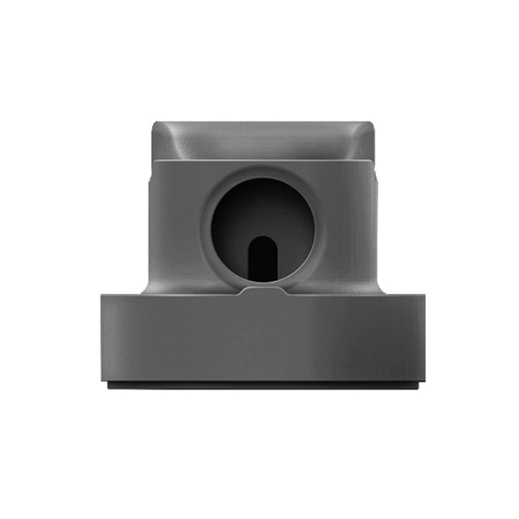 Suporte de Carregamento 2 em 1 para Smartwatch, Suporte de Carregamento de Silicone para Secretária para Apple Watch, Preto, Branco, Rosa, Azul Escuro, Cinzento