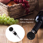 Tampa de Vinho em Bola de Cristal com Diamante em Liga de Zinco, Rolha Metálica Selada, Branco, Rosa, Vermelho Grande, Preto, Preto Brilhante, AB, Azul Lago