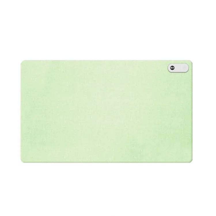 Tapete de Rato com Aquecimento e Temporizador Digital Inteligente para Escritório, Tapete Elétrico de Aquecimento para Secretária, Plug CN, Coelho 80x33cm, Preto 80x33cm, Verde 60x36cm, Cinzento 60x36cm