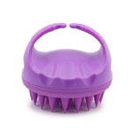 Escova Redonda para Lavar Cabelo de Silicone para Uso Molhado e Seco Escova de Massagem Multifuncional, Rosa, Roxo, Verde, Preto, Azul, Vermelho, Amarelo, Cinzento
