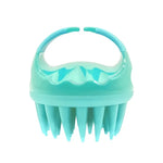 Escova Redonda para Lavar Cabelo de Silicone para Uso Molhado e Seco Escova de Massagem Multifuncional, Rosa, Roxo, Verde, Preto, Azul, Vermelho, Amarelo, Cinzento