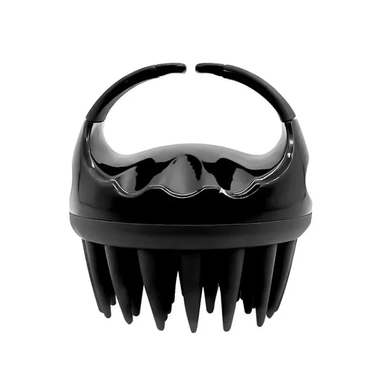 Escova Redonda para Lavar Cabelo de Silicone para Uso Molhado e Seco Escova de Massagem Multifuncional, Rosa, Roxo, Verde, Preto, Azul, Vermelho, Amarelo, Cinzento