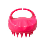 Escova Redonda para Lavar Cabelo de Silicone para Uso Molhado e Seco Escova de Massagem Multifuncional, Rosa, Roxo, Verde, Preto, Azul, Vermelho, Amarelo, Cinzento