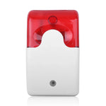 LY-103 Alarme Sonoro e Luminoso Chamada de Emergência Tipo de Ligação Alarme, 24V (Vermelho), 24V (Azul), 12V (Vermelho), 12V (Azul)