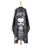 Xale de Moda para Corte e Tintura de Cabelo com Óleo, Preto Puro, Branco Puro, Branco com Borda Preta
