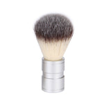 Escova manual de aço inoxidável para cabelo e barba, ferramenta de barbear com mistura e espuma, tigela + escova, escova única