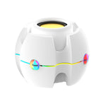 Efeito de luz RGB Áudio Bluetooth sem fios em forma de giroscópio, Branco, Rosa, Azul, Preto, Vermelho