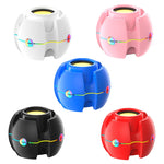 Efeito de luz RGB Áudio Bluetooth sem fios em forma de giroscópio, Branco, Rosa, Azul, Preto, Vermelho