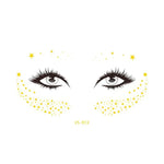 20 UN Autocolantes de Tatuagem Facial Impermeáveis Bronzeadores para Festa Máscara, VS-011, VS-012, VS-013, VS-014, VS-015, VS-016, VS-017, VS-018, VS-019, VS-022, VS-023, VS-024, VS-025, VS-027, VS-028, VS-029, VS-030, VS-031, VS-032, VS-033