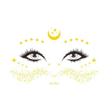20 UN Autocolantes de Tatuagem Facial Impermeáveis Bronzeadores para Festa Máscara, VS-011, VS-012, VS-013, VS-014, VS-015, VS-016, VS-017, VS-018, VS-019, VS-022, VS-023, VS-024, VS-025, VS-027, VS-028, VS-029, VS-030, VS-031, VS-032, VS-033