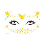 20 UN Autocolantes de Tatuagem Facial Impermeáveis Bronzeadores para Festa Máscara, VS-011, VS-012, VS-013, VS-014, VS-015, VS-016, VS-017, VS-018, VS-019, VS-022, VS-023, VS-024, VS-025, VS-027, VS-028, VS-029, VS-030, VS-031, VS-032, VS-033