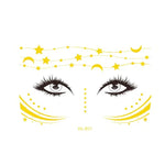 20 UN Autocolantes de Tatuagem Facial Impermeáveis Bronzeadores para Festa Máscara, VS-011, VS-012, VS-013, VS-014, VS-015, VS-016, VS-017, VS-018, VS-019, VS-022, VS-023, VS-024, VS-025, VS-027, VS-028, VS-029, VS-030, VS-031, VS-032, VS-033