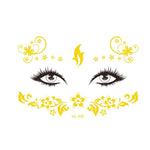 20 UN Autocolantes de Tatuagem Facial Impermeáveis Bronzeadores para Festa Máscara, VS-011, VS-012, VS-013, VS-014, VS-015, VS-016, VS-017, VS-018, VS-019, VS-022, VS-023, VS-024, VS-025, VS-027, VS-028, VS-029, VS-030, VS-031, VS-032, VS-033