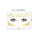 20 UN Autocolantes de Tatuagem Facial Impermeáveis Bronzeadores para Festa Máscara, VS-011, VS-012, VS-013, VS-014, VS-015, VS-016, VS-017, VS-018, VS-019, VS-022, VS-023, VS-024, VS-025, VS-027, VS-028, VS-029, VS-030, VS-031, VS-032, VS-033