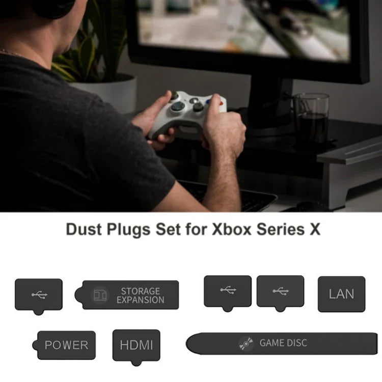 Conjunto Anti-Pó para Consola XBOX Series S/X, Tampa Anti-Pó, Estilo:, Edição Normal, Edição Deluxe