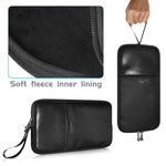 Bolsa Portátil Impermeável para Teclado Universal em Pele PU + Nylon com Fecho, Para Teclado Sem Fios Apple A1314 & Magic Keyboard A1644