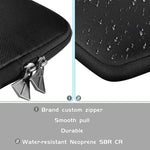 Bolsa Portátil Impermeável para Teclado Universal em Pele PU + Nylon com Fecho, Para Teclado Sem Fios Apple A1314 & Magic Keyboard A1644