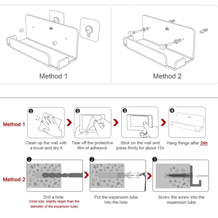 Suporte de Parede para Consola de Jogos, Suporte de Armazenamento para Acessórios de Consola Nintendo Switch, Acrílico Preto, Acrílico Transparente
