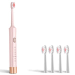 Escova de Dentes Elétrica Sónica USB para Adultos AW-175, Escova de Dentes para Casal, Branco, Rosa, Verde, Preto