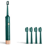 Escova de Dentes Elétrica Sónica USB para Adultos AW-175, Escova de Dentes para Casal, Branco, Rosa, Verde, Preto
