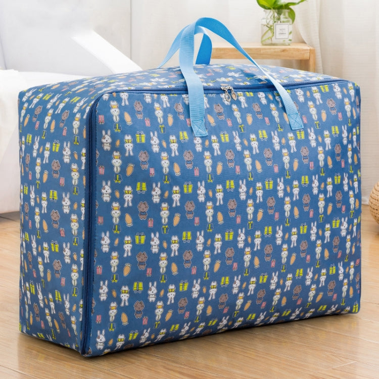 Saco de Armazenamento Impermeável e à Prova de Humidade para Edredão de Tecido Oxford com Fecho Portátil para Mudanças, 55x33x20cm, 58x38x22cm, 60x50x25cm