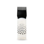 Frasco de Limpeza a Seco para Cuidados e Tintura de Cabelo Frasco Transparente com Escala e Squeeze Ferramentas de Cabeleireiro, Preto, Azul, Rosa
