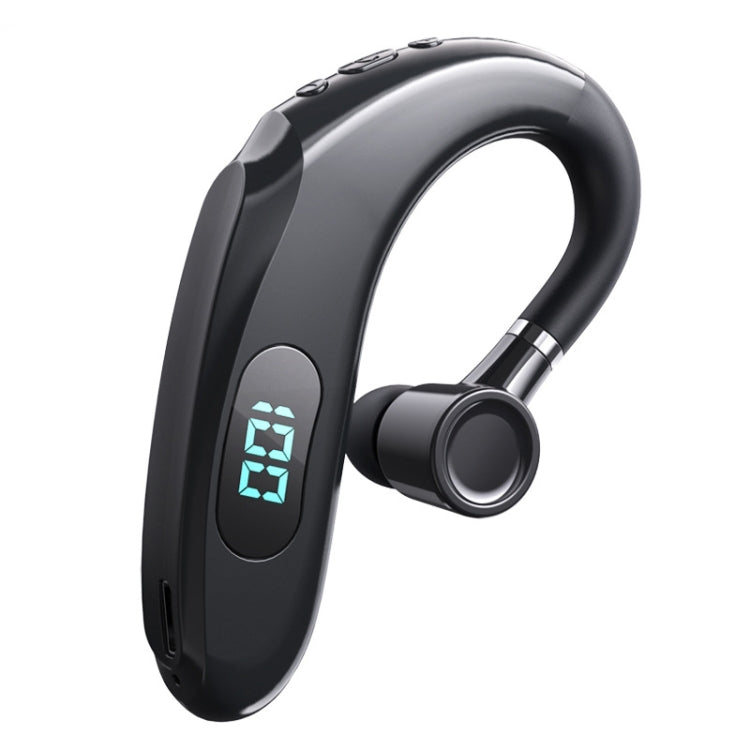 Q20 Auricular Estéreo com Gancho para orelha Bluetooth 5.2 com Ecrã Digital para Desporto e Negócios, Q20 Preto, Q20 Branco, Q20 Verde, Q20 Rosa, Q20 Amarelo, Q20 Azul
