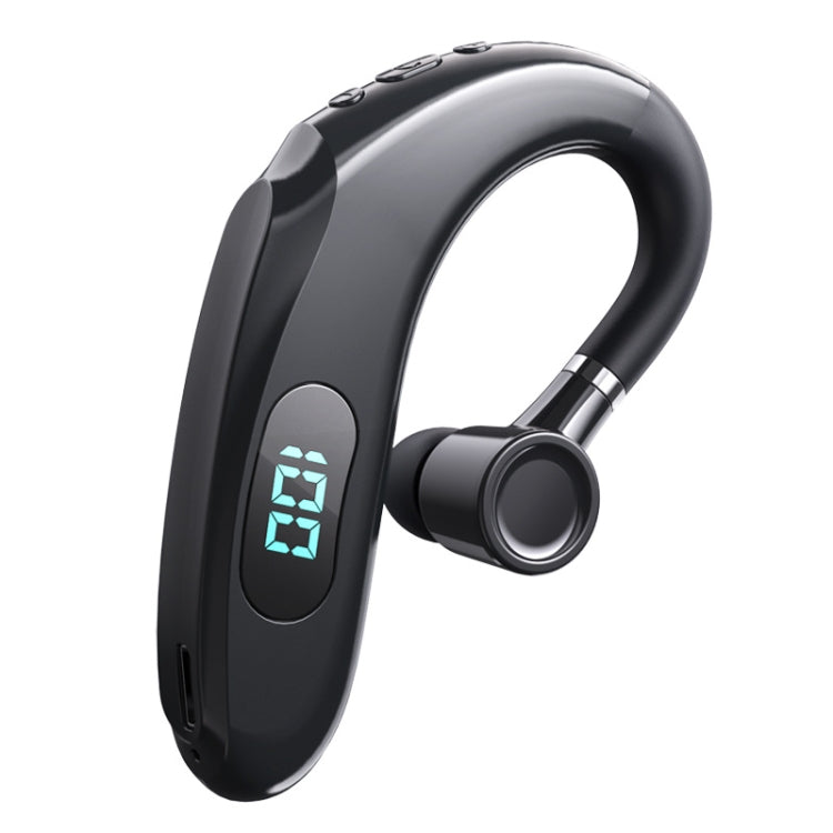 Q20 Auricular Estéreo com Gancho para orelha Bluetooth 5.2 com Ecrã Digital para Desporto e Negócios, Q20 Preto, Q20 Branco, Q20 Verde, Q20 Rosa, Q20 Amarelo, Q20 Azul