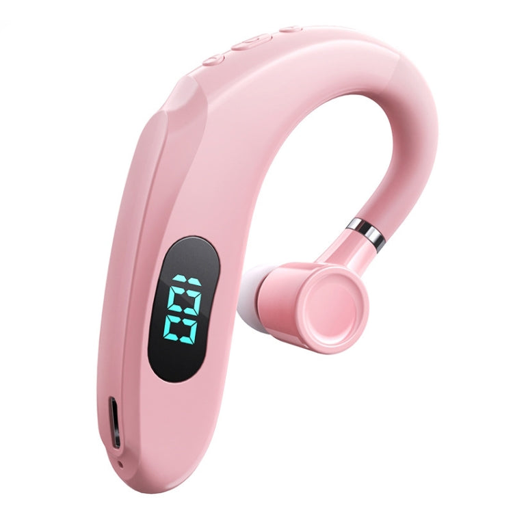 Q20 Auricular Estéreo com Gancho para orelha Bluetooth 5.2 com Ecrã Digital para Desporto e Negócios, Q20 Preto, Q20 Branco, Q20 Verde, Q20 Rosa, Q20 Amarelo, Q20 Azul