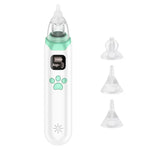 Aspirador nasal elétrico para bebé com 3 níveis ajustáveis, aspirador nasal elétrico