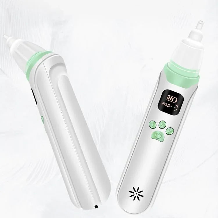 Aspirador nasal elétrico para bebé com 3 níveis ajustáveis, aspirador nasal elétrico