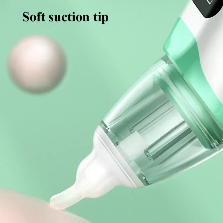 Aspirador nasal elétrico para bebé com 3 níveis ajustáveis, aspirador nasal elétrico