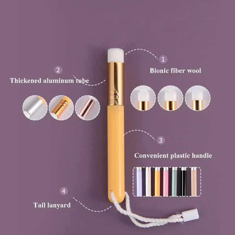 6 Pincéis de Cerdas Macias para Lavagem Nasal, Para Remover Cravos e Limpeza Profunda, Pincel para Redução de Poros do Nariz