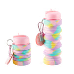 Copo de Água Dobrável de Silicone Garrafa de Água Desportiva Portátil Exterior Copo de Viagem Retrátil de Grande Capacidade, 350ml