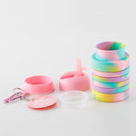 Copo de Água Dobrável de Silicone Garrafa de Água Desportiva Portátil Exterior Copo de Viagem Retrátil de Grande Capacidade, 350ml