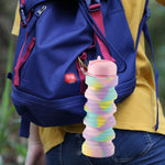 Copo de Água Dobrável de Silicone Garrafa de Água Desportiva Portátil Exterior Copo de Viagem Retrátil de Grande Capacidade, 350ml