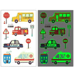 20 UN Autocolantes de Tatuagem Luminosos Impermeáveis para Crianças Desenho Animado de Carros de Transporte, Ei-261, Ei-262, Ei-263, Ei-264, Ei-265, Ei-266, Ei-267, Ei-268, Ei-269, Ei-270, Ei-271, Ei-272, Ei-273, Ei-274, Ei-275, Ei-276