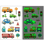 20 UN Autocolantes de Tatuagem Luminosos Impermeáveis para Crianças Desenho Animado de Carros de Transporte, Ei-261, Ei-262, Ei-263, Ei-264, Ei-265, Ei-266, Ei-267, Ei-268, Ei-269, Ei-270, Ei-271, Ei-272, Ei-273, Ei-274, Ei-275, Ei-276
