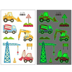 20 UN Autocolantes de Tatuagem Luminosos Impermeáveis para Crianças Desenho Animado de Carros de Transporte, Ei-261, Ei-262, Ei-263, Ei-264, Ei-265, Ei-266, Ei-267, Ei-268, Ei-269, Ei-270, Ei-271, Ei-272, Ei-273, Ei-274, Ei-275, Ei-276