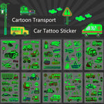 20 UN Autocolantes de Tatuagem Luminosos Impermeáveis para Crianças Desenho Animado de Carros de Transporte, Ei-261, Ei-262, Ei-263, Ei-264, Ei-265, Ei-266, Ei-267, Ei-268, Ei-269, Ei-270, Ei-271, Ei-272, Ei-273, Ei-274, Ei-275, Ei-276