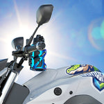 Suporte para Bebidas de Motociclo SMCP5456, Suporte para Copo de Bicicleta, Acessórios Modificados para Quadro de Chaleira, com Abraçadeira de Tubo (Preto), com Abraçadeira de Tubo (Titânio)